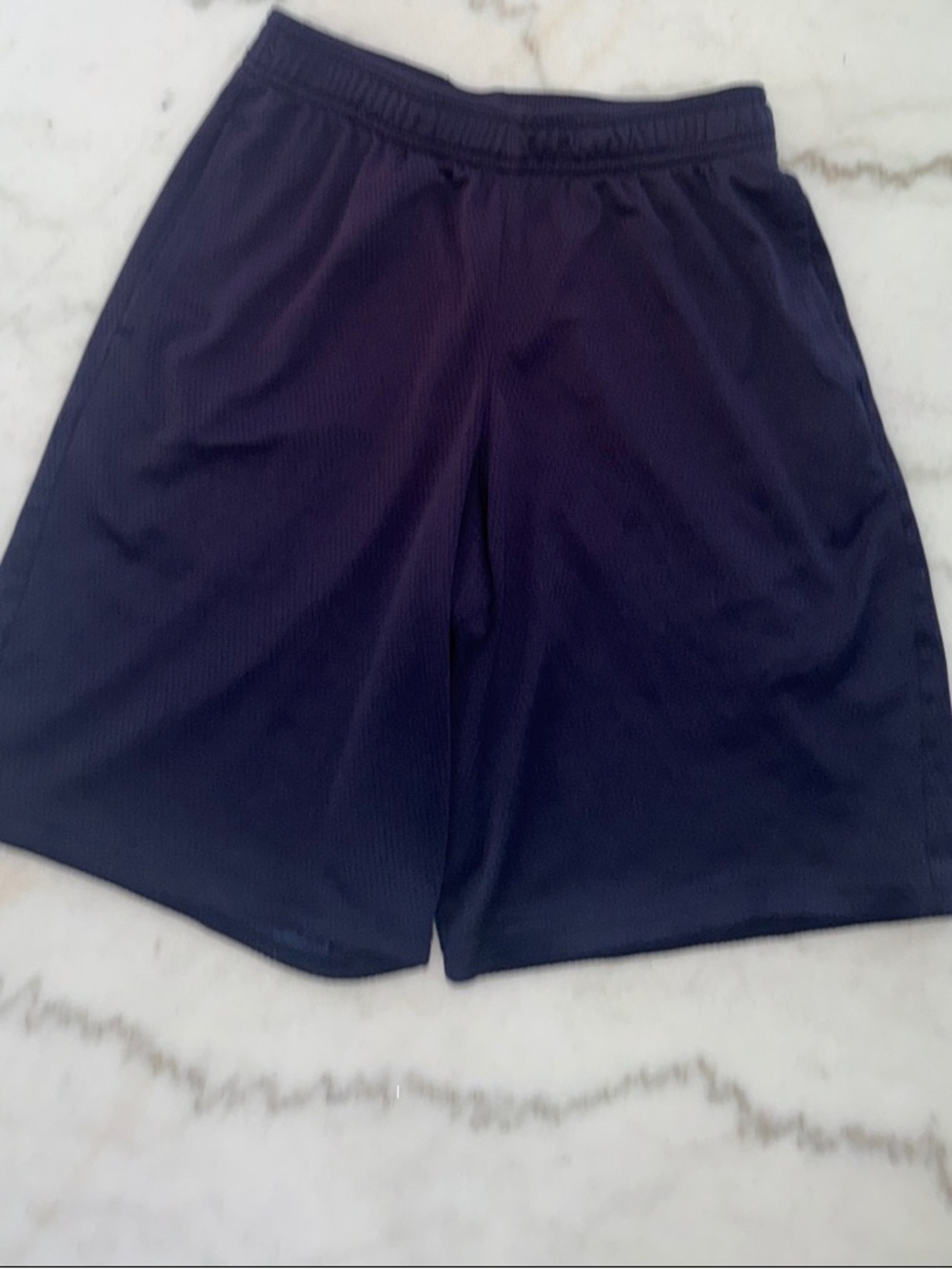 Boys Champion Navy Athletic Shorts - Classic Performance